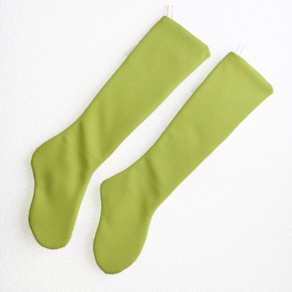 PAIR OF QUILTED HOLIDAY STOCKING - OOAK! (F.1&F.2) - Picture 2 of 10